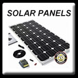 Motorhome and caravan solar panel systems button